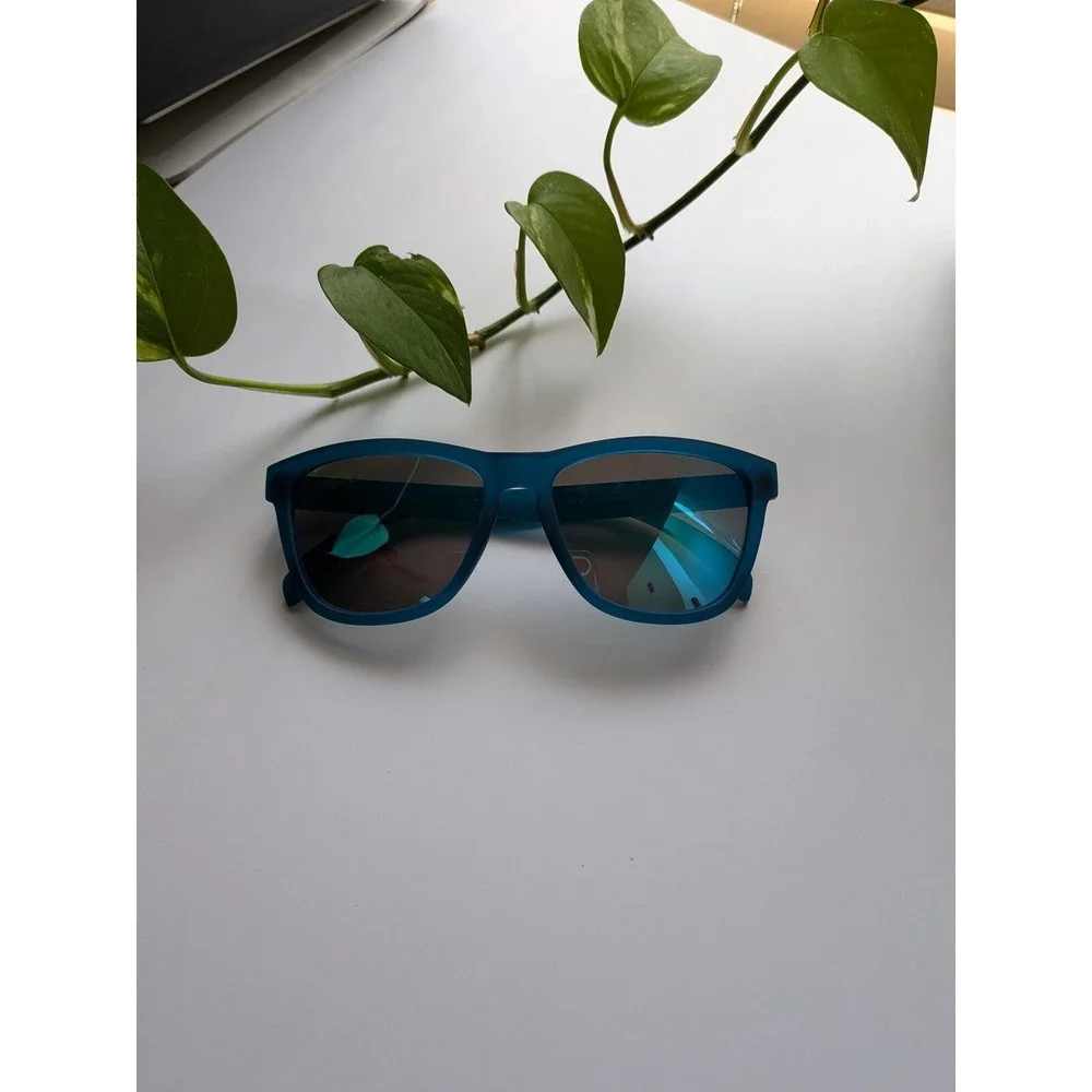 Light As Air + No Slip Fit Air Fit Blue Polarized Mirror Sports Sunglasses
